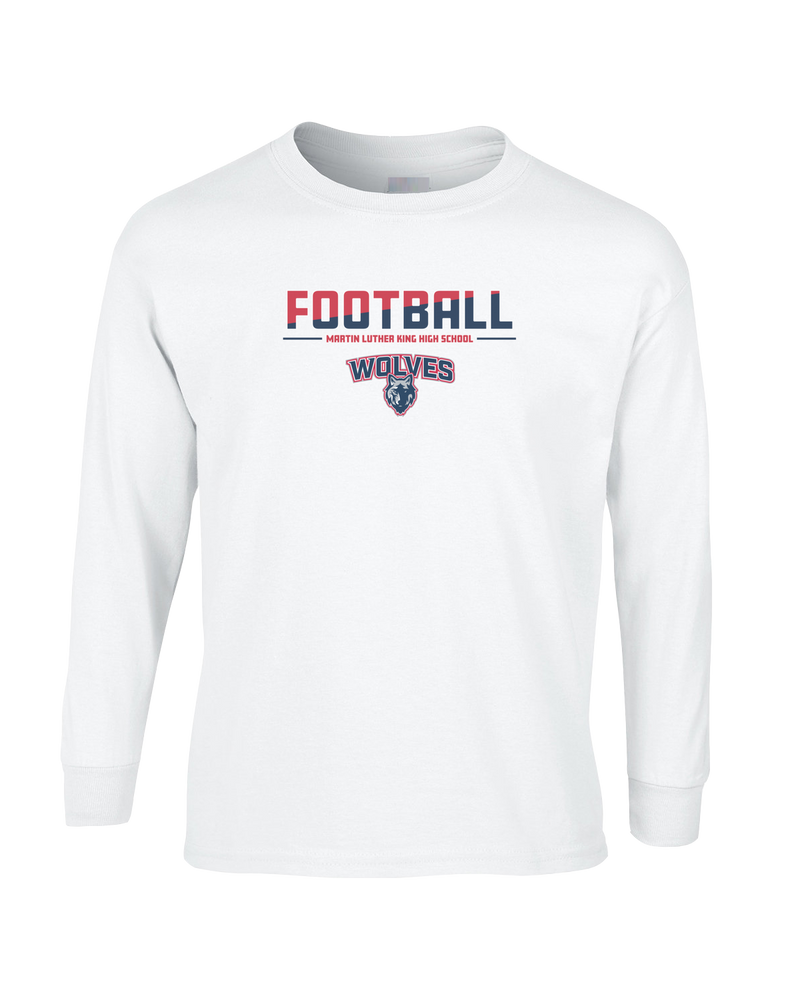 MLK HS Football Cut - Mens Cotton Long Sleeve