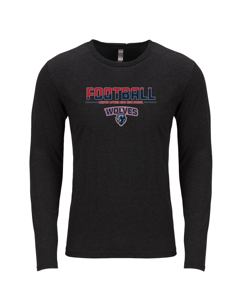 MLK HS Football Cut - Tri Blend Long Sleeve
