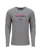 MLK HS Football Cut - Tri Blend Long Sleeve