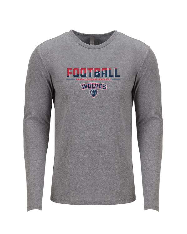 MLK HS Football Cut - Tri Blend Long Sleeve