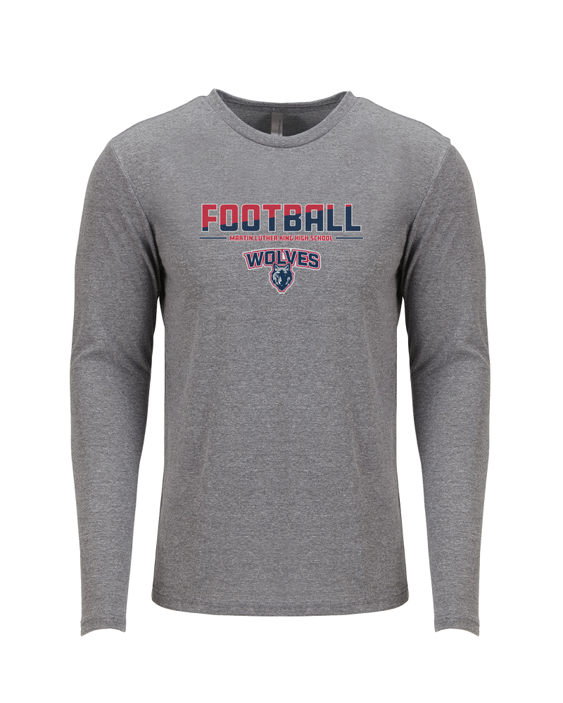 MLK HS Football Cut - Tri Blend Long Sleeve
