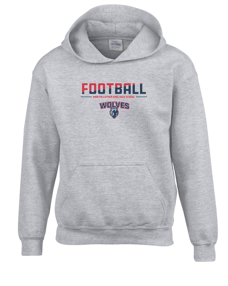 MLK HS Football Cut - Cotton Hoodie