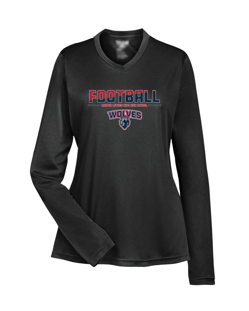 MLK HS Football Cut - Womens Performance Long Sleeve