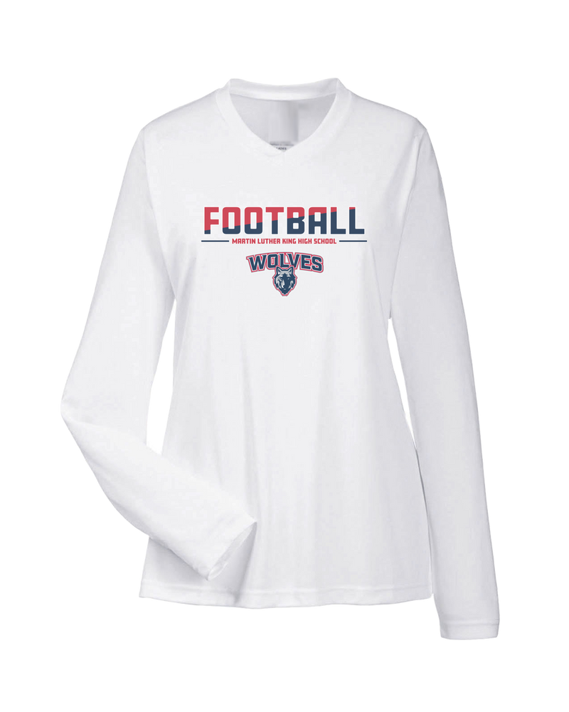 MLK HS Football Cut - Womens Performance Long Sleeve