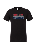 MLK HS  Wrestling Pennant - Mens Tri Blend Shirt