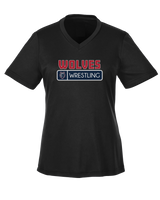 MLK HS  Wrestling Pennant - Womens Performance Shirt