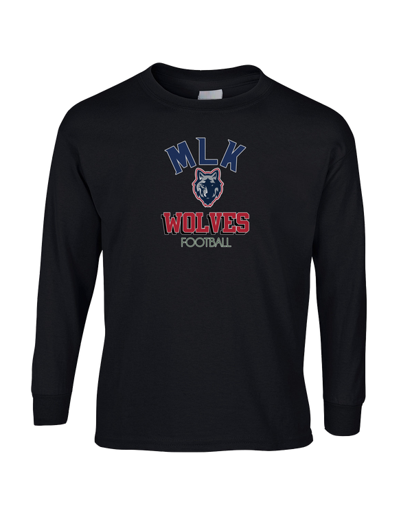 MLK HS Football Shadow - Mens Cotton Long Sleeve