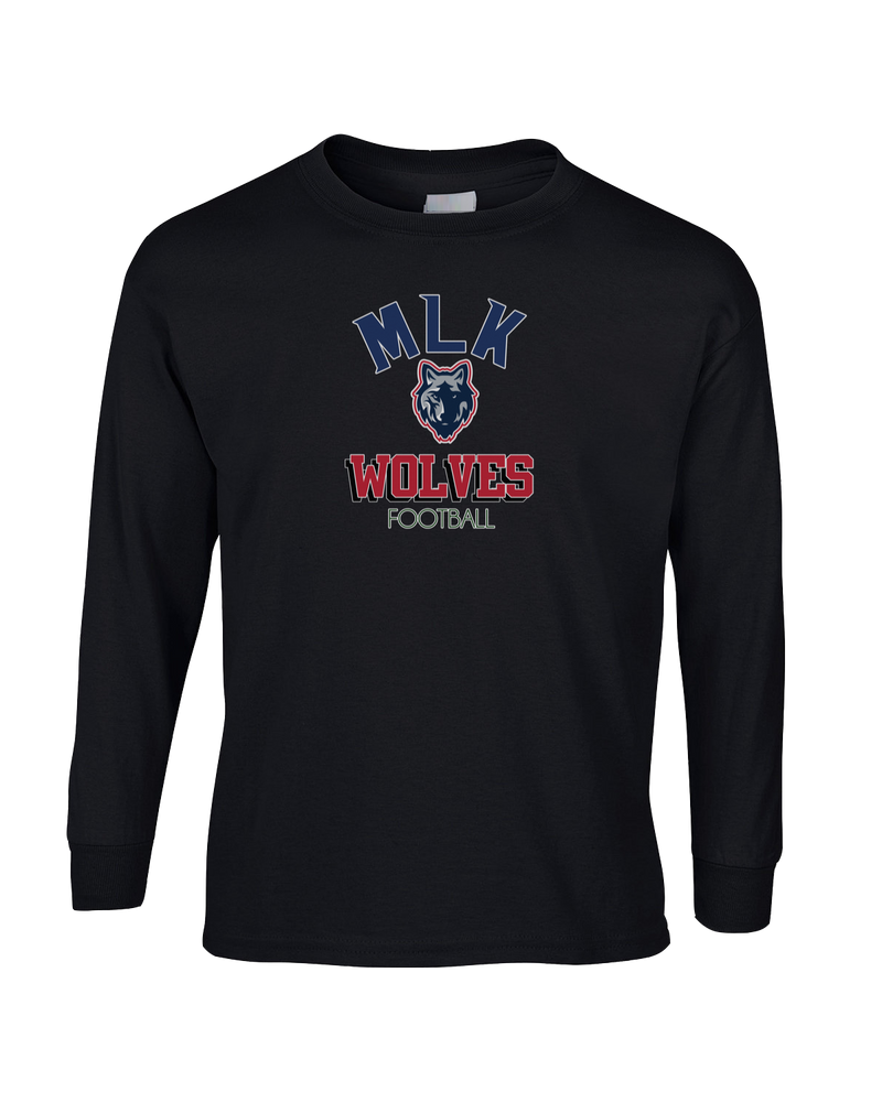 MLK HS Football Shadow - Mens Cotton Long Sleeve