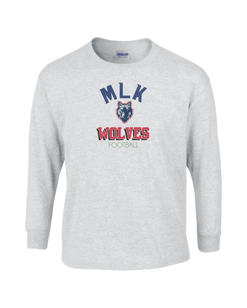MLK HS Football Shadow - Mens Cotton Long Sleeve