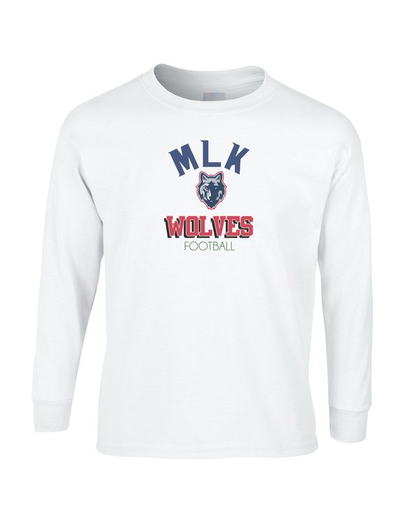 MLK HS Football Shadow - Mens Cotton Long Sleeve