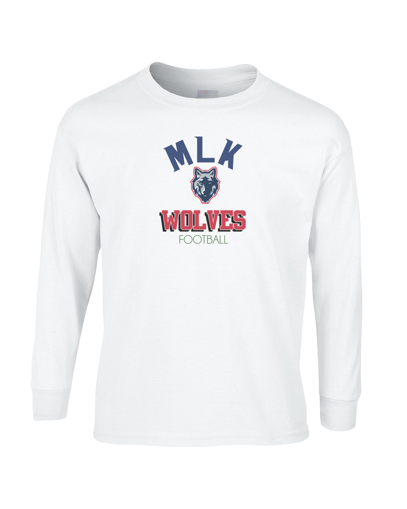 MLK HS Football Shadow - Mens Cotton Long Sleeve