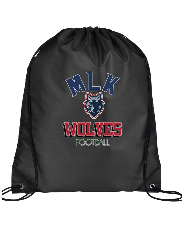 MLK HS Football Shadow - Drawstring Bag