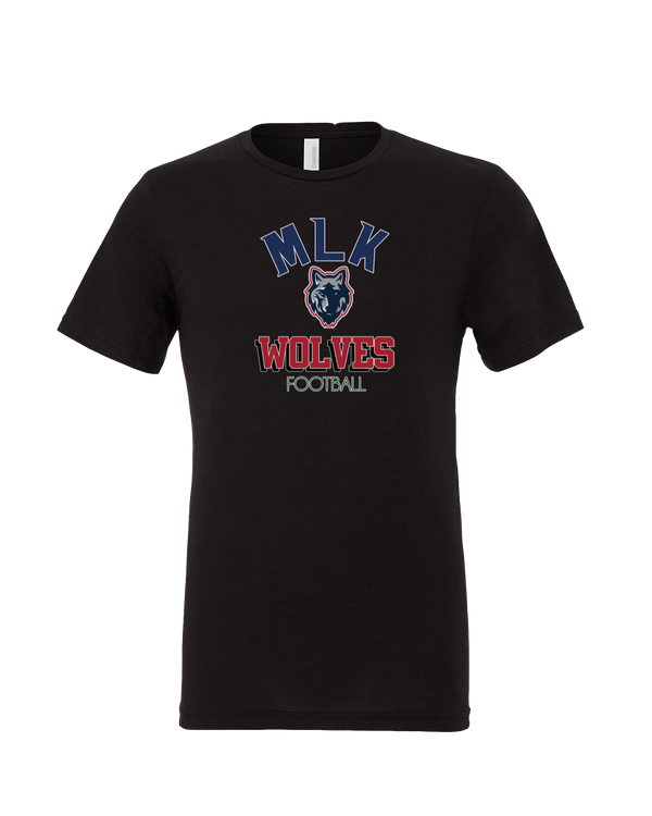 MLK HS Football Shadow - Mens Tri Blend Shirt