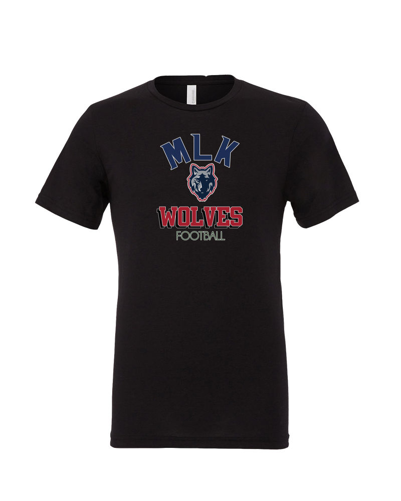 MLK HS Football Shadow - Mens Tri Blend Shirt