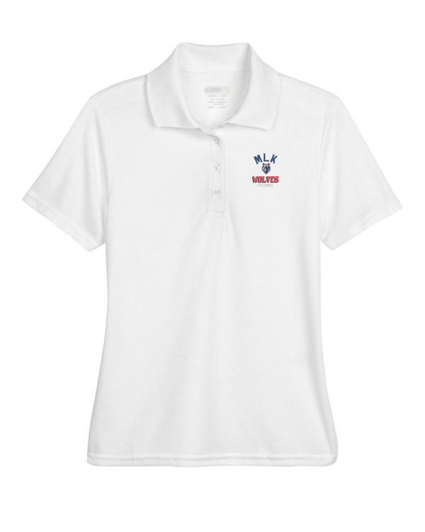 MLK HS Football Shadow - Womens Polo