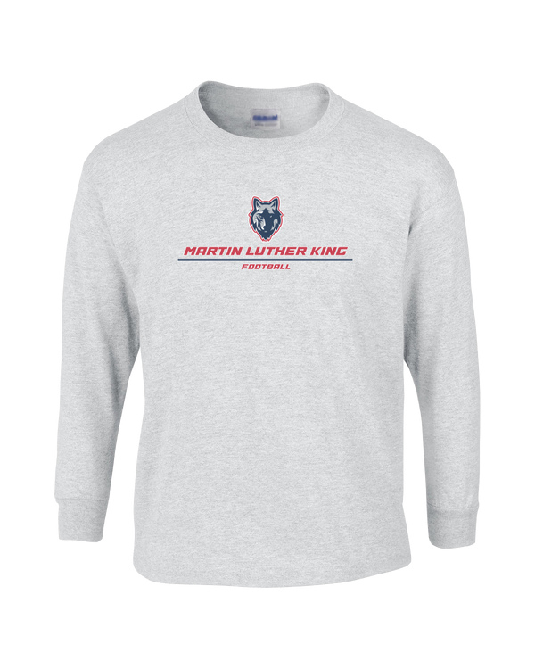 MLK HS Football Split - Mens Cotton Long Sleeve
