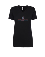 MLK HS Football Split - Womens V-Neck