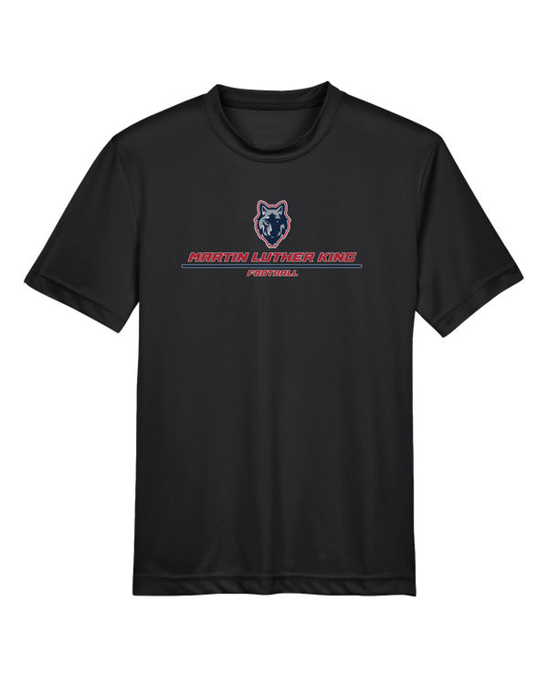 MLK HS Football Split - Youth Performance T-Shirt