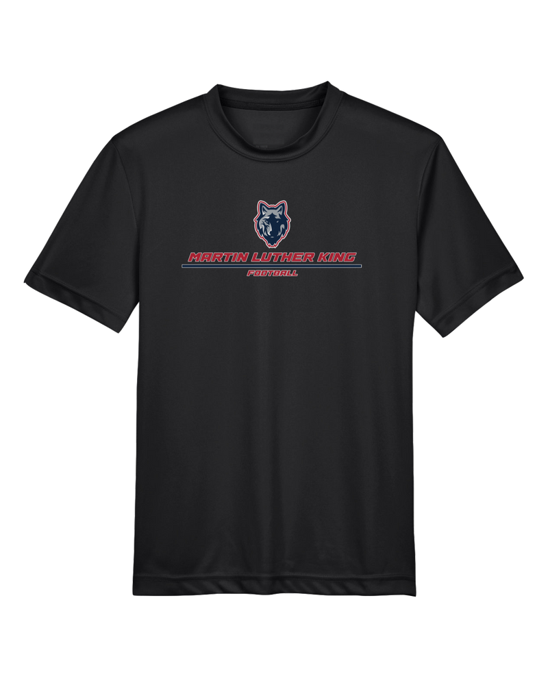 MLK HS Football Split - Youth Performance T-Shirt