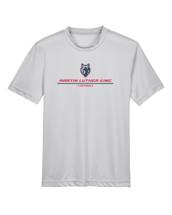 MLK HS Football Split - Youth Performance T-Shirt