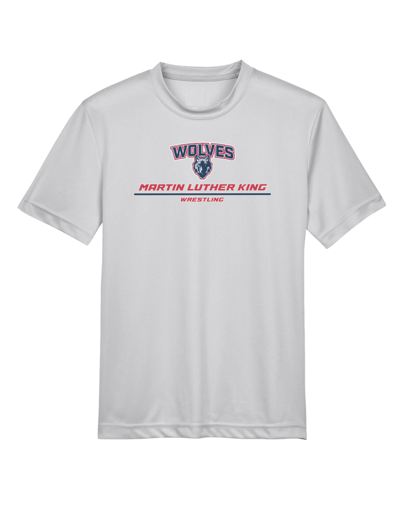 MLK HS  Wrestling Split - Youth Performance T-Shirt