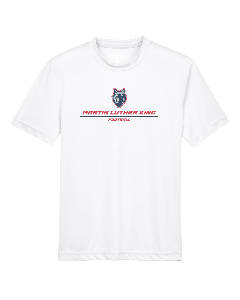 MLK HS Football Split - Youth Performance T-Shirt