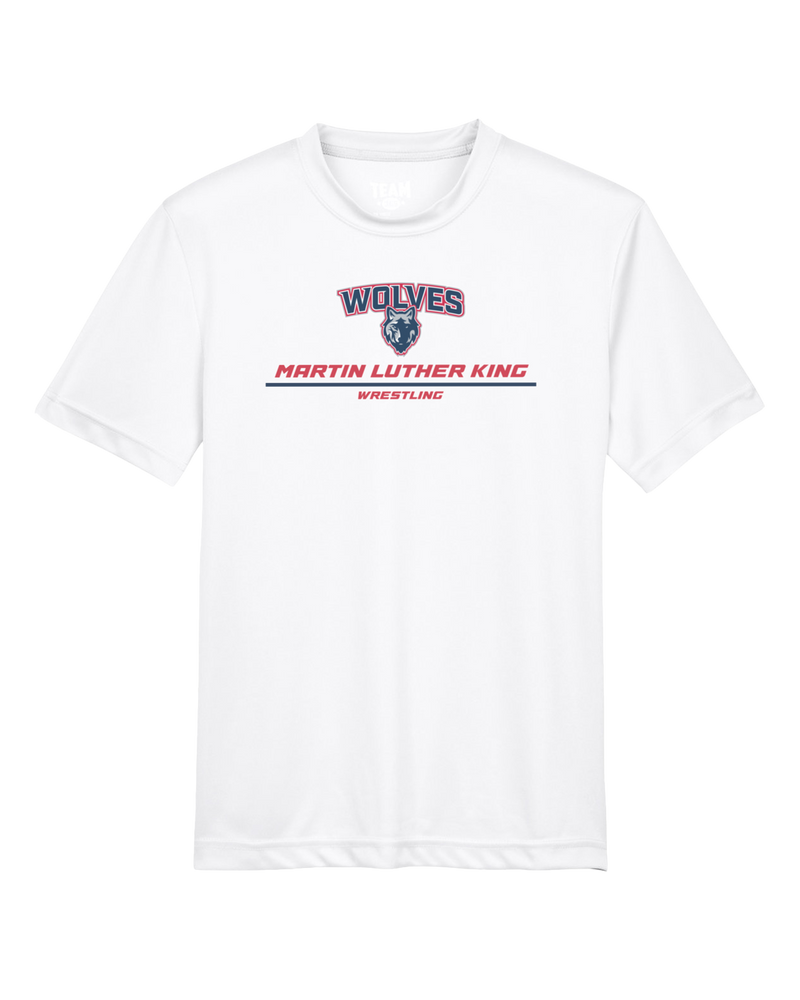 MLK HS  Wrestling Split - Youth Performance T-Shirt