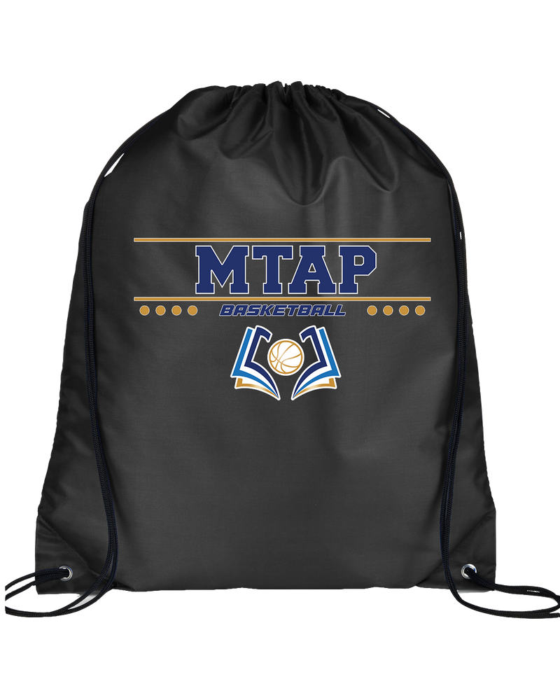 More Than Athletics Prep School Basketball MTAP Border - Drawstring Bag