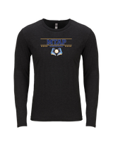 More Than Athletics Prep School Basketball MTAP Border - Tri Blend Long Sleeve