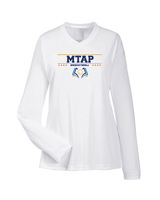 More Than Athletics Prep School Basketball MTAP Border - Womens Performance Long Sleeve