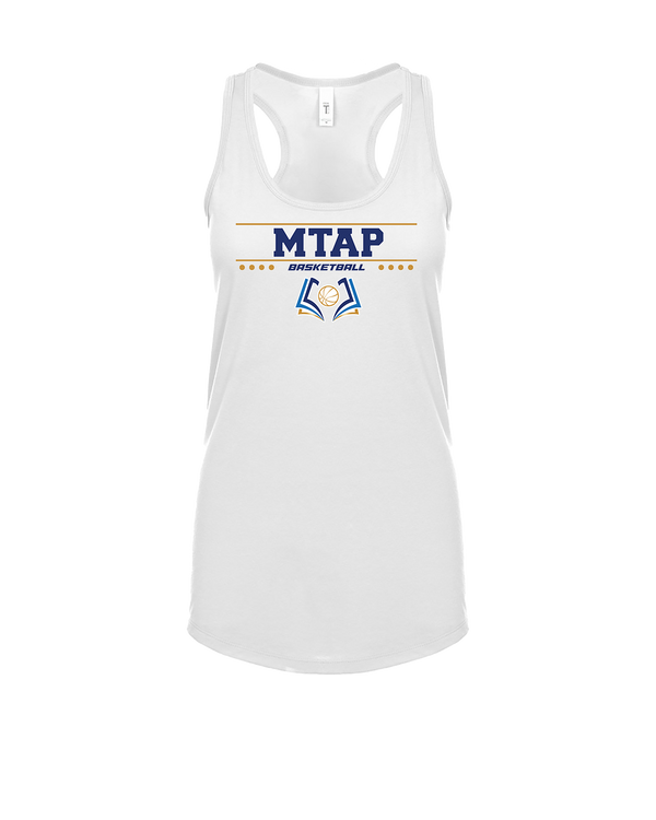 More Than Athletics Prep School Basketball MTAP Border - Womens Tank Top