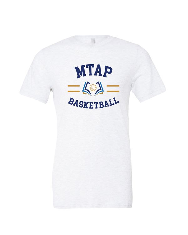 More Than Athletics Prep School Basketball MTAP Curve - Mens Tri Blend Shirt