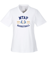 More Than Athletics Prep School Basketball MTAP Curve - Womens Performance Shirt