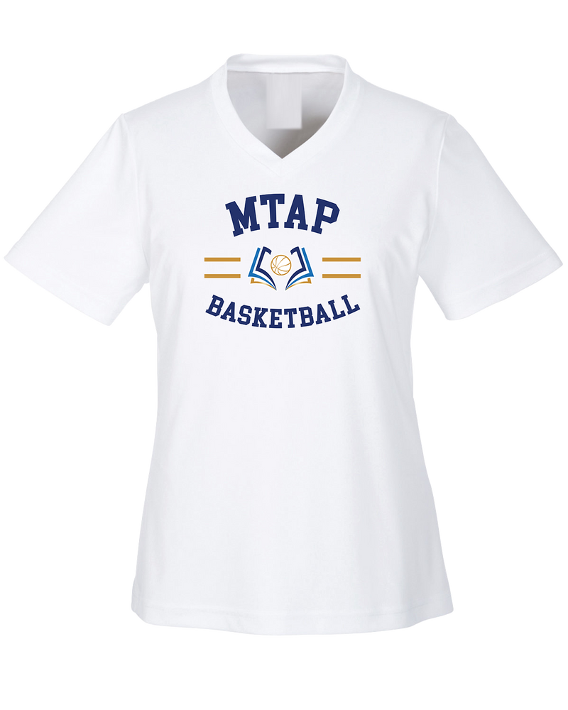 More Than Athletics Prep School Basketball MTAP Curve - Womens Performance Shirt