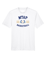 More Than Athletics Prep School Basketball MTAP Curve - Youth Performance T-Shirt