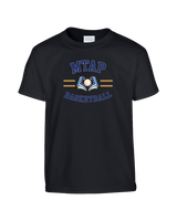 More Than Athletics Prep School Basketball MTAP Curve - Youth T-Shirt