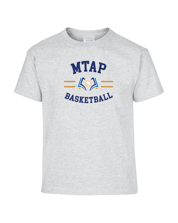 More Than Athletics Prep School Basketball MTAP Curve - Youth T-Shirt