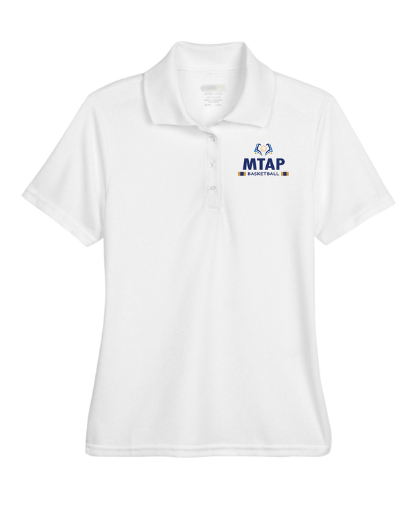 More Than Athletics Prep School Basketball MTAP Stacked - Womens Polo