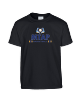 More Than Athletics Prep School Basketball MTAP Stacked - Youth T-Shirt