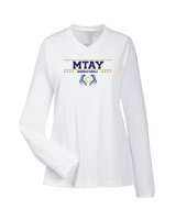 More Than Athletics Prep School Basketball MTAY Border - Womens Performance Long Sleeve