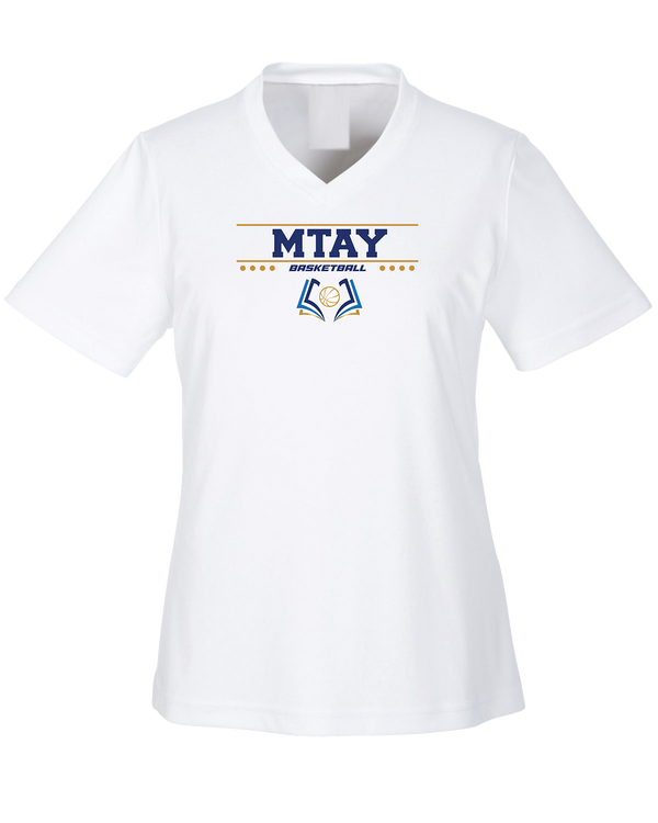 More Than Athletics Prep School Basketball MTAY Border - Womens Performance Shirt