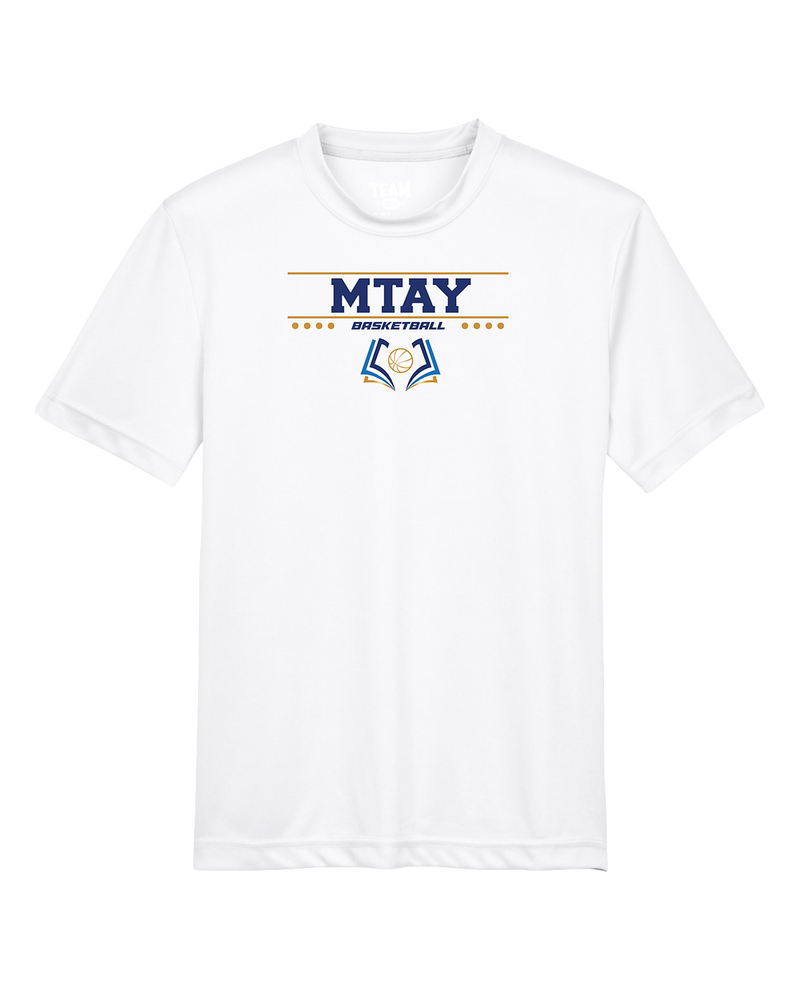 More Than Athletics Prep School Basketball MTAY Border - Youth Performance T-Shirt