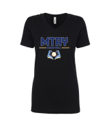 More Than Athletics Prep School Basketball MTAY Keen - Womens V-Neck