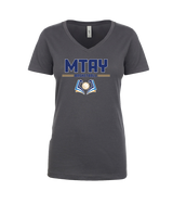 More Than Athletics Prep School Basketball MTAY Keen - Womens V-Neck