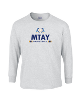 More Than Athletics Prep School Basketball MTAP Stacked - Mens Cotton Long Sleeve