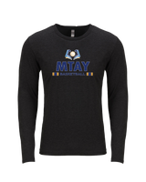 More Than Athletics Prep School Basketball MTAY Stacked - Tri Blend Long Sleeve