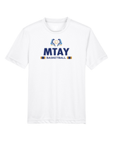 More Than Athletics Prep School Basketball MTAY Stacked - Youth Performance T-Shirt
