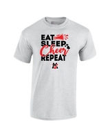 Murrieta Valley Eat Sleep Cheer - Cotton T-Shirt