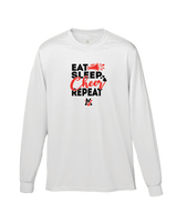 Murrieta Valley HS Eat Sleep Cheer - Performance Long Sleeve Shirt