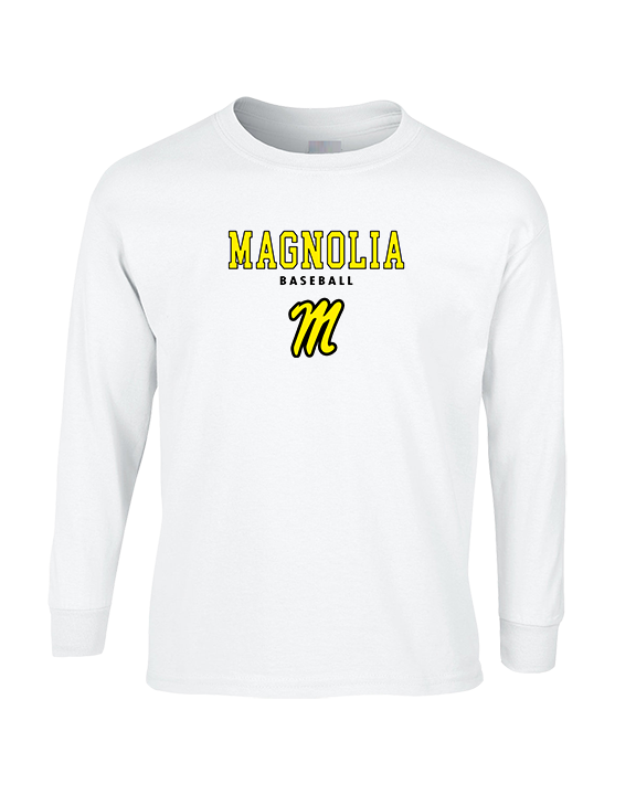 Magnolia HS Baseball Block - Cotton Longsleeve